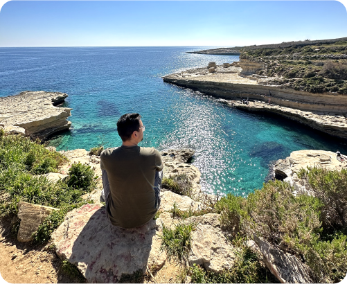 Aluno Mundus em Malta em 2023